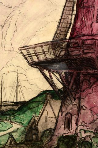 null FORTIN, Marc-Aurèle (1888-1970)
Windmill, Isle-aux-Coudres
Watercolour and charcoal
Signed...