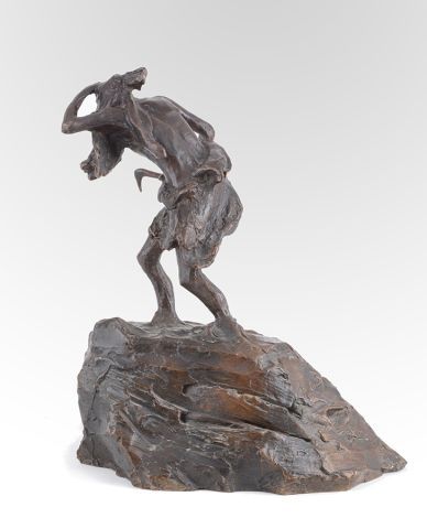 null SUZOR-CÔTÉ, Marc-Aurèle de Foy (1869-1937)
"L'Iroquois" 
Bronze à patine brune
Signé,...