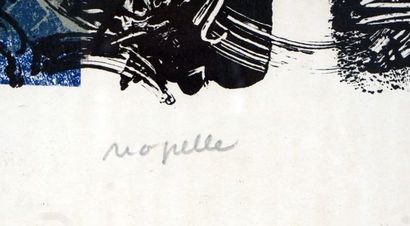 null RIOPELLE, Jean-Paul (1923-2002)
"Feuilles VI" (1967) 
Lithographie
Signée en...