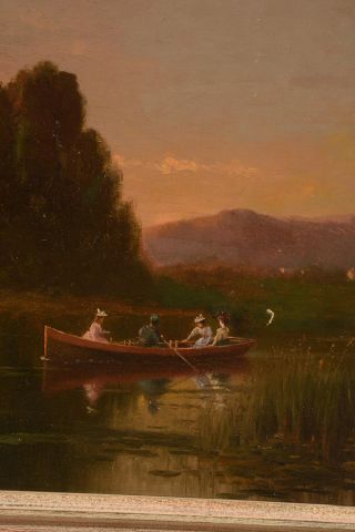 null RAPHAEL, William (1833-1914)
Boat ride by the moonlight
Oil on canvas
Signed...