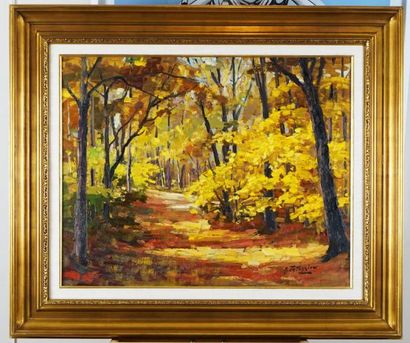 null TATOSSIAN, Armand (1951-2012)
"Mont Royal"
Oil on canvas
Signed on the lower...