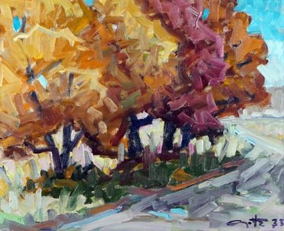 null AYOTTE, Léo (1909-1976)
"Paysage d'automne"
Oil on canvas
Signed and dated on...