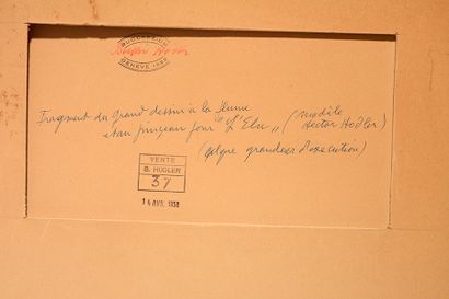 null HODLER, Ferdinand (1853-1918)
Study for "l'Élu"
Ink on paper
Inscriptions on...