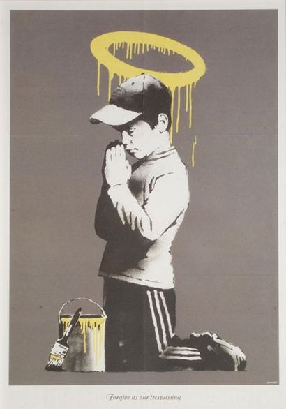 null BANKSY (1974-)
Offset lithograph
Signed on the lower rigth in the plate: Banksy
Titled...