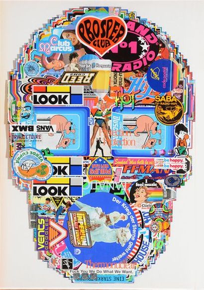 null WEILY, Reed (actif XXIe)
"Shower With A Friend" 2018
Collage sur toile
87.5×62cm...