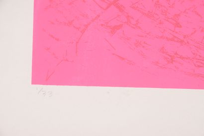 null OWERKO, Lyle (1968-) 
"Atomic Pink Box" 
Sérigraphie
Signature en bas à droite
Numérotée...