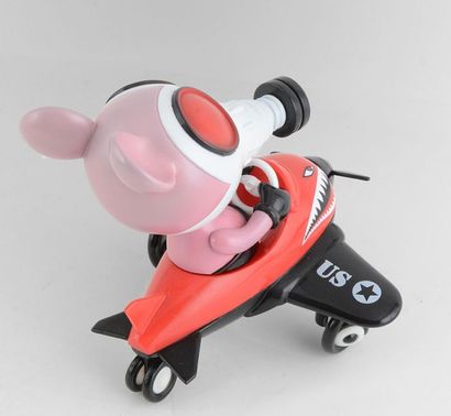 null ENGLISH, Ron (1959-)
"ZacPac Mousemask Murphy in Airplane"
Sculpture en vinyl
Édition...