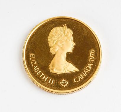 null PIÈCE CANADA OR 22K
Pièce de monnaie olympique de $100 1976 en or 22K. L'avers...