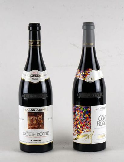 null Côte-Rôtie La Landonne 2012 La Turque 2012, E. Guigal - 2 bouteilles