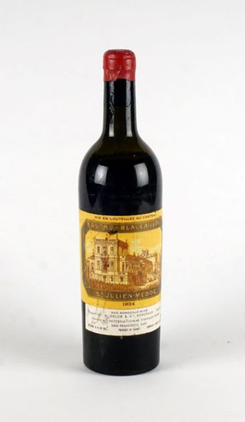 null Château Ducru Beaucaillou 1934 - 1 bouteille (Collection Claude Lanthier)