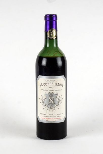 null Château La Conseillante 1964
Pomerol Appellation Contrôlée
Niveau bas
1 bouteille

Provenance:...