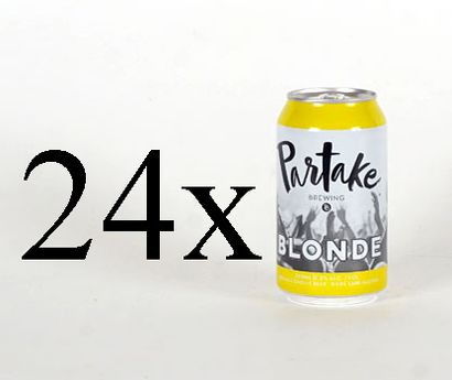 null Partake Brewing Blonde
24 cannettes