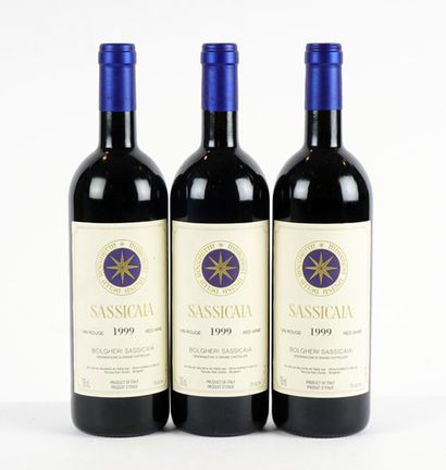 null Sassicaia 1999
Bolgheri Sassicaia D.O.C.
Niveau A
3 bouteilles