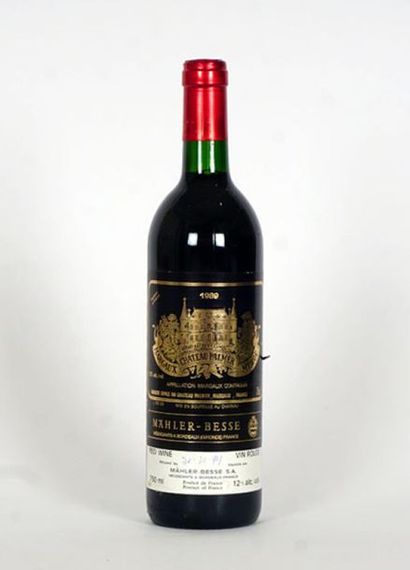 null Château Palmer 1989
Margaux Appellation Contrôlée
Niveau A-B
1 bouteille