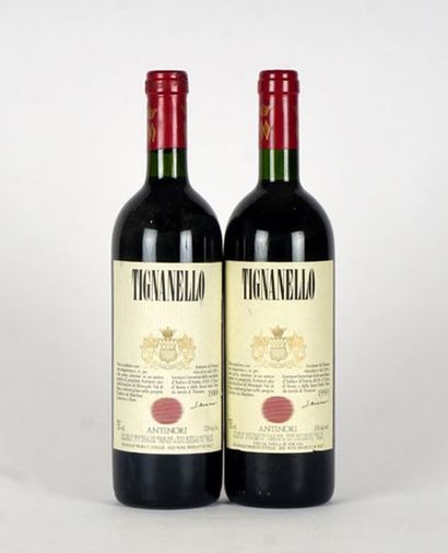null Tignanello 1988
Toscana I.G.T.
Niveau A-B
1 bouteille

Tignanello 1990
Toscana...
