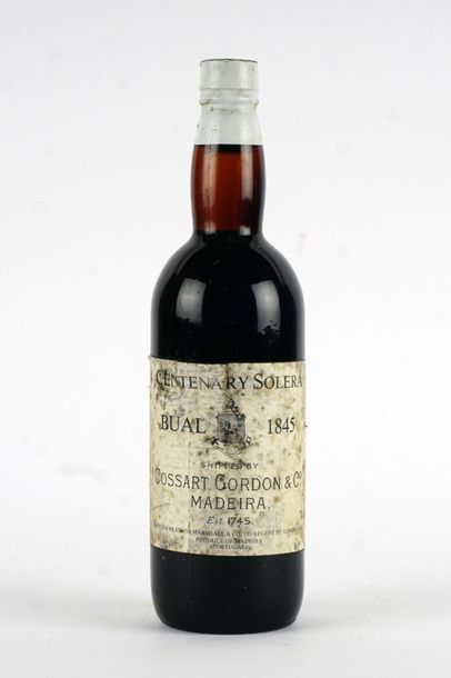 null Bual Centenary Solera 1845
Cossart Gordon Cie Madeira
Niveau B
1 bouteille