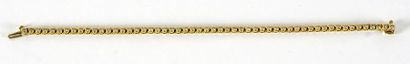 null 14K GOLD DIAMONDS TENNIS BRACELET
Tennis bracelet in 14K yellow gold, composed...