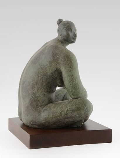 null AMAYA, Armando (1935-)
Seated nude
Bronze with green patina
Signed, dated and...