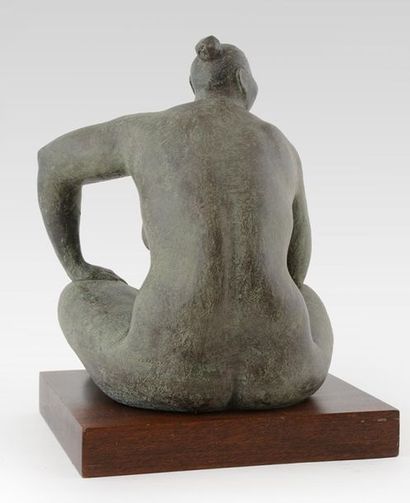 null AMAYA, Armando (1935-)
Seated nude
Bronze with green patina
Signed, dated and...