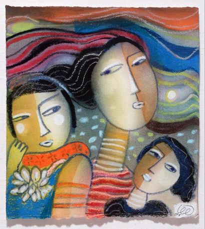 null LONG LOOI, Lee (1943-)
Untitled - Women faces
Watercolour on paper
Signed and...