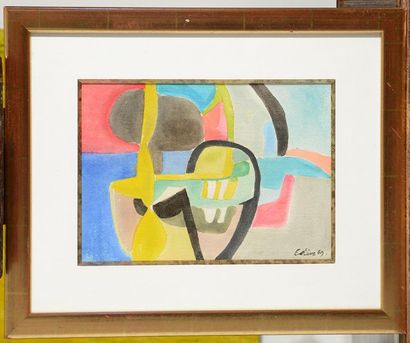 null ESTEVE, Maurice (1904-2001)
Untitled
AquareWatercolourlle
Signed and dated on...