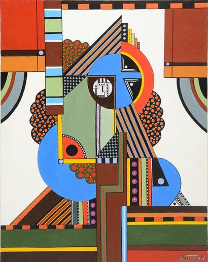 null TERZIAN, Georges (1939-)
Untitled
Oil on canvas
Signed on the lower right: G....