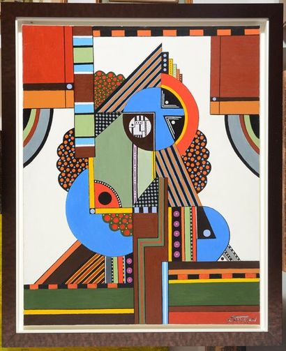 null TERZIAN, Georges (1939-)
Untitled
Oil on canvas
Signed on the lower right: G....