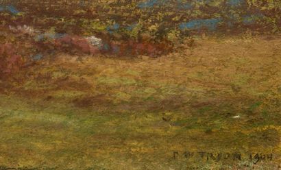 null TRYON, Dwight William (1849-1925)
Trees
Pastel on cardboard
Signed on the lower...