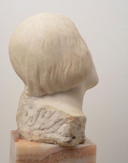 null REAL DEL SARTE, Maxime (1888-1954)
Jeanne d’arc
Sculpture en marbre blanc sur...