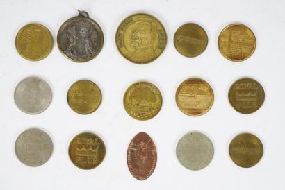 null TOKENS
Set of 15 Canadian and Israeli tokens