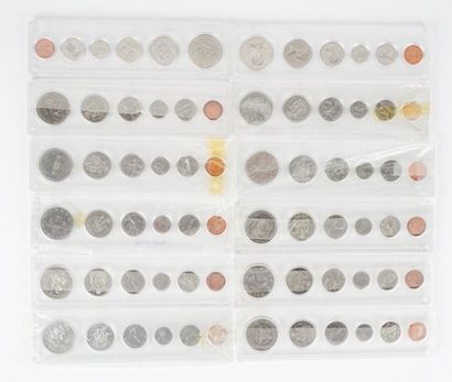 null PIÈCES DE MONNAIE, CANADA
Ensemble de pièces de monnaie du Canada de 1970 à...
