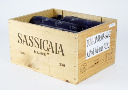 null Sassicaia 2002
Bolgheri Sassicaia D.O.C.
Niveau A
6 bouteilles
Caisse en bois...