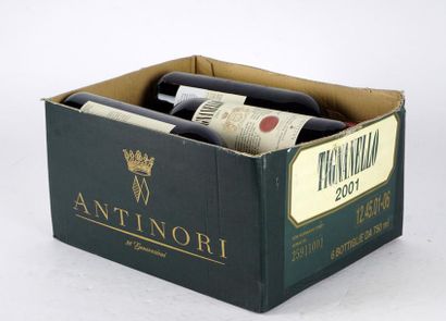 null Tignanello 2001
Toscana I.G.T.
Niveau A
6 bouteilles