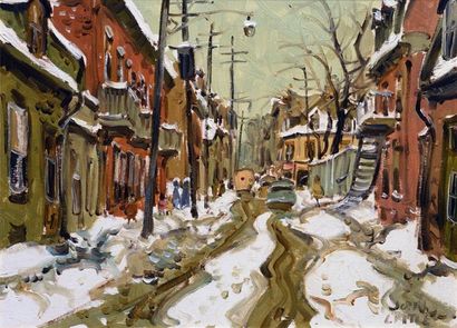 null LITTLE, John (1928-)
"Poor old Beaudry Street (to be demolished) at corner of...