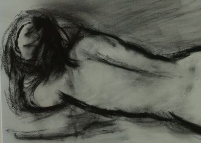 null COSGROVE, Stanley Morel (1911-2002
"Nue"
Charcoal
Signed on the lower left:...
