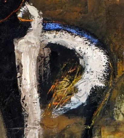 null LAFRANCE, Jean-Pierre (1943-)
"Musagète"
Oil on canvas
Signed on the lower left:...