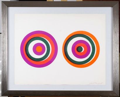 null TOUSIGNANT, Claude (1932-)
Cercles 
Lithograph 
Signed on the lower right: Claude...