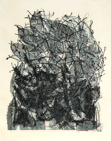 null RIOPELLE, Jean-Paul (1923-2002)
"Feuilles 1", 1967
Lithograph
Signed on the...