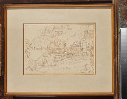 null PELLAN, Alfred (1906-1988)
Untitled
Ink
Signed on the lower right: Pellan

Provenance:
Paul...