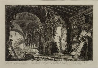 null PIRANESI, Giovanni Battista (1720-1778)
(View of the Bridge Known as Ponte Molle)
Scenographia...