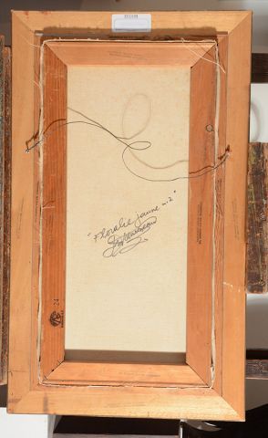 null LAURENCEAU, Lyonel (1946-)
"Floralie jaune #2"
Oil on canvas
Traces of signature...