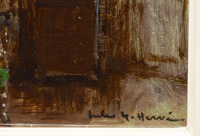 null HERVÉ, Jules René (1887-1981)

Jeune fille à son bureau

Huile sur panneau

Signée...