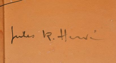 null HERVÉ, Jules René (1887-1981)

Jeune fille à son bureau

Huile sur panneau

Signée...