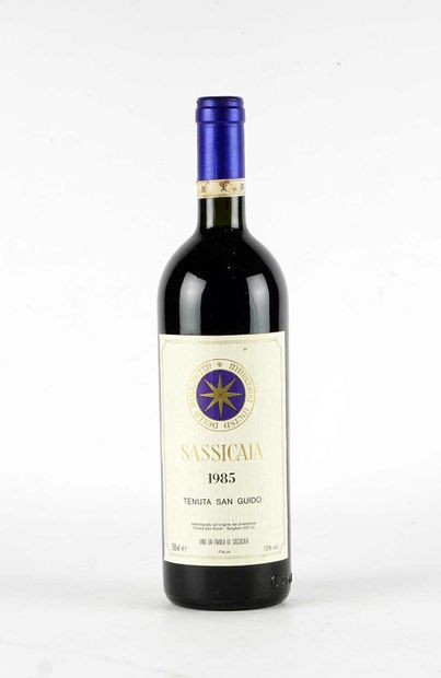 null Sassicaia 1985
Vino da Tavola
Niveau A/B
1 bouteille