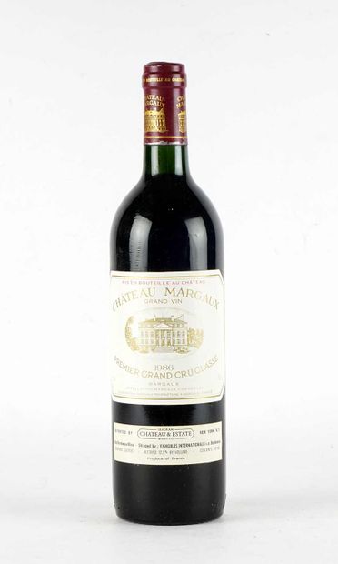 null Château Margaux 1986
Margaux Appellation Contrôle
Niveau B
1 bouteille