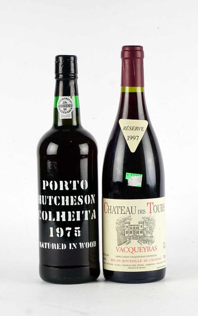 null Château des Tours Réserve 1997 Porto Hutcheson Colheita 1975 - 2 bouteilles
