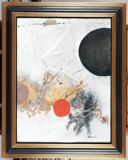  COIGNARD, James (1925-2008) 
Untitled 
Mix media on paper 
Signed on the lower right:...