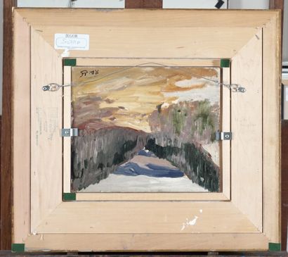 null RICHARD, René Jean (1895-1982)

Village de Baie-St-Paul (verso: scène de Charlevoix)

Huile...