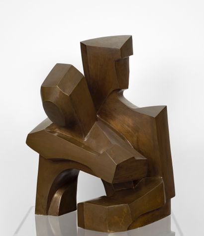 null Victor SALMONES (1937-1989)


"Duo" (1976)


Bronze with brown patina


Signed,...