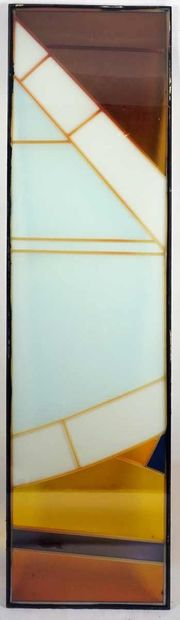  FERRON, Marcelle (1924-2001) 
Untitled, c. 1980 
Triptych, stained glass panels...